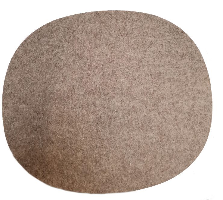 Seat Cover Felt Cover Eames Plastic Side Chairs DSR / DSW / DSX BROWNMELED Hey Sign SINGLE PIECES